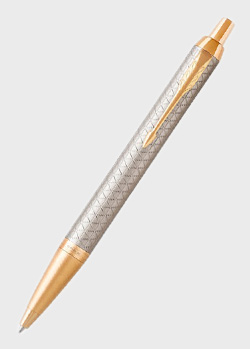 Шариковая ручка Parker IM 17 Premium Warm Silver GT BP 24132, фото